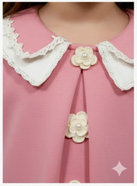 Pink A-Line Toddler Dress