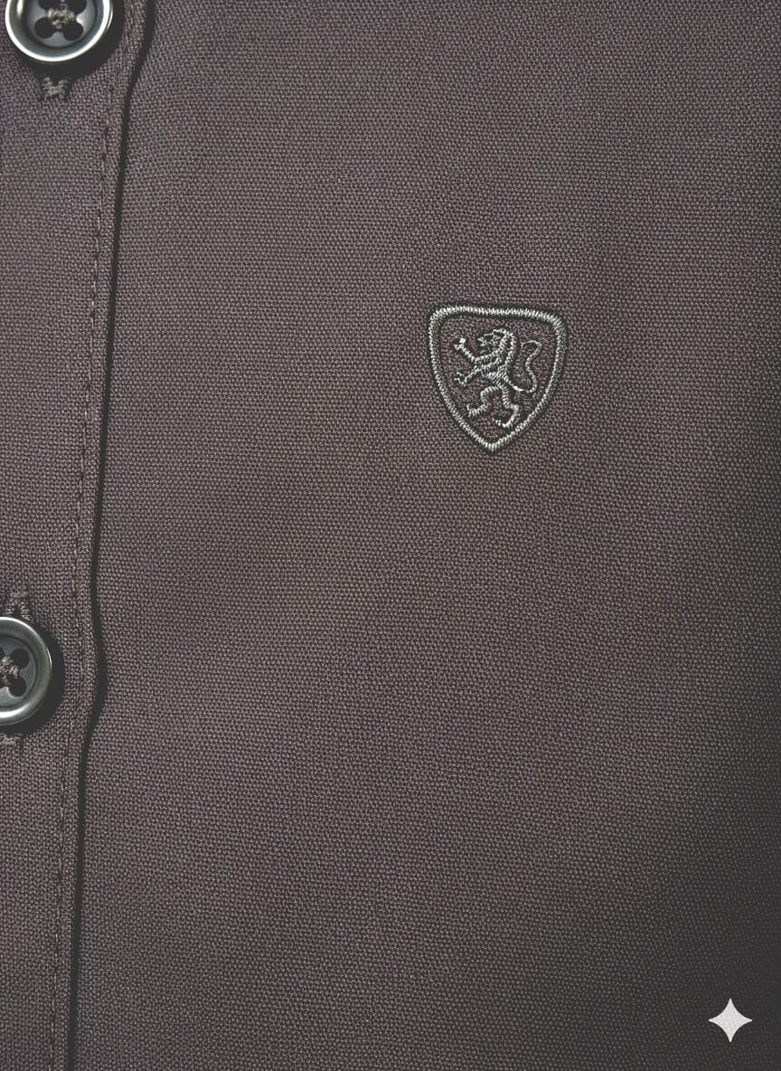 Premium Charcoal Button-Down shirt