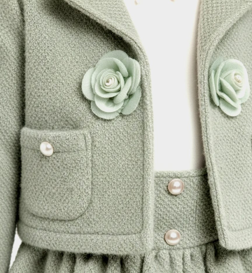 Sage Green 3 pc Skirt Set