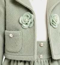 Sage Green 3 pc Skirt Set