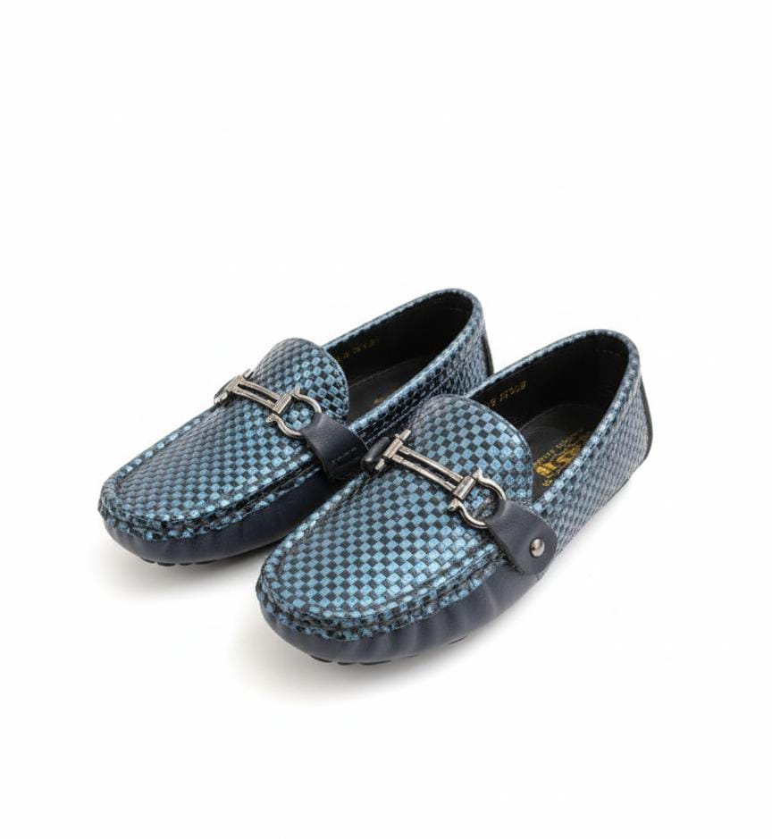 Shimmer Blue Loafer
