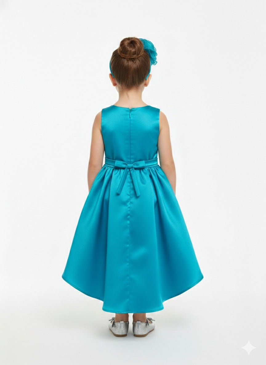 Teal-coloured Light Weight Frock