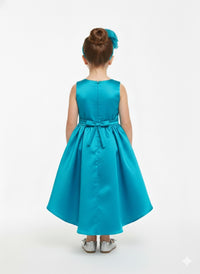 Teal-coloured Light Weight Frock