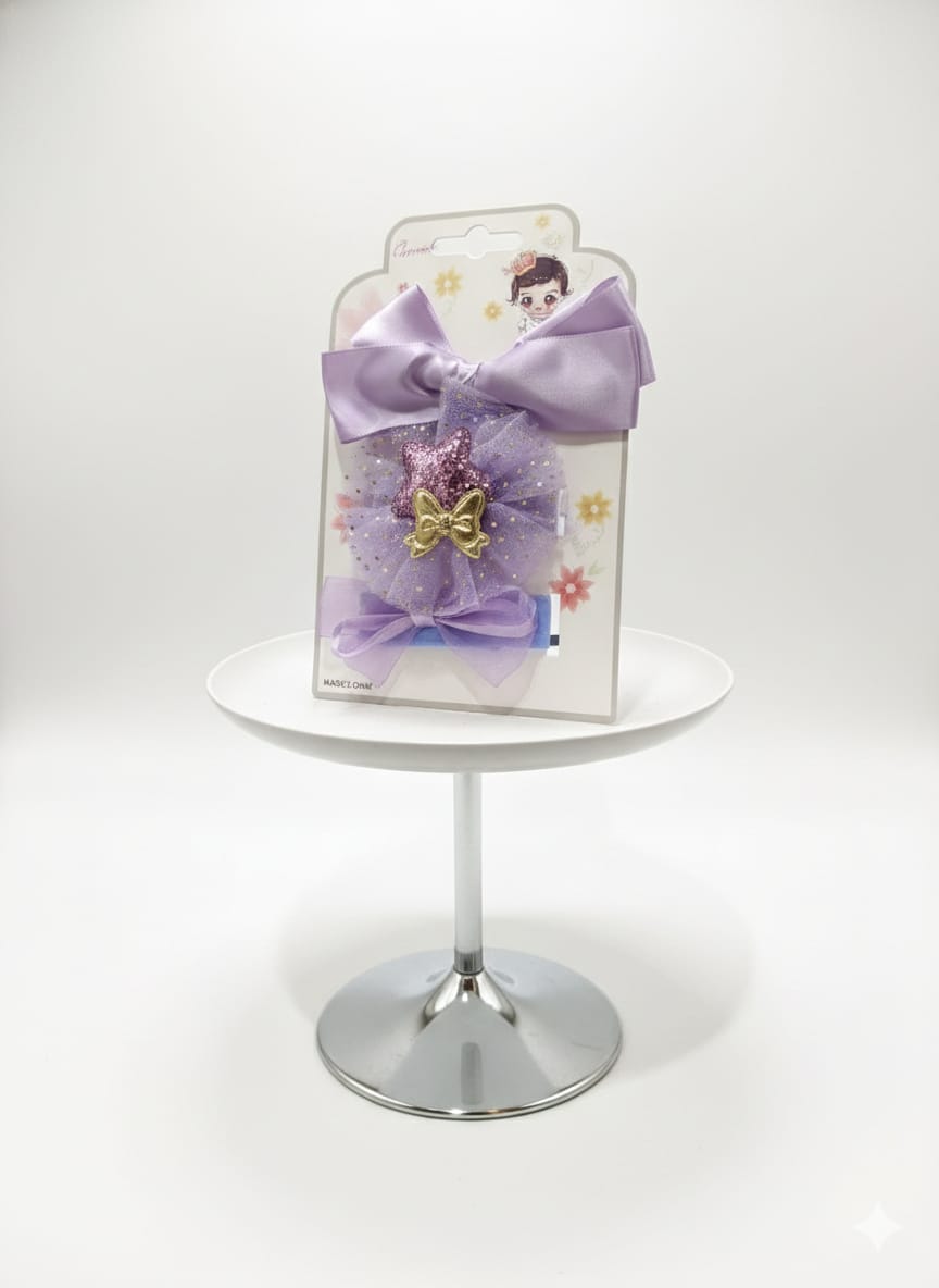 Three-piece hair accessory Card