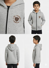 Urban Trooper Zip-Up Hoodie (Light Grey)