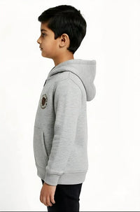 Urban Trooper Zip-Up Hoodie (Light Grey)