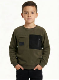 Utility Pocket Fleece Sweatshirt