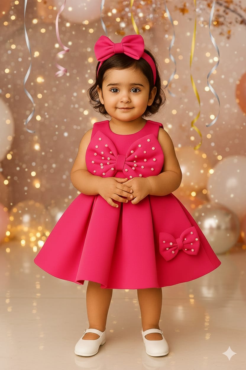 Vibrant Pink Party Dress