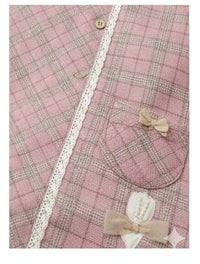 Vintage Style Pink Checks