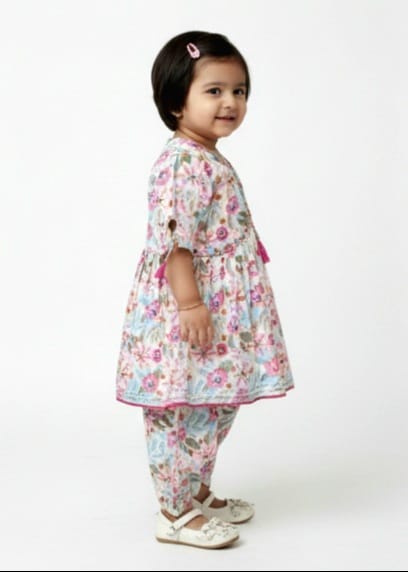 Floral multicolor Kurta Set
