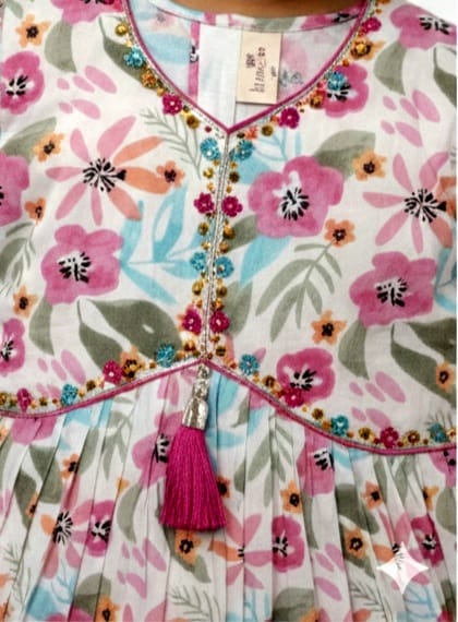 Floral multicolor Kurta Set