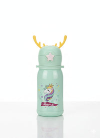 Magical Unicorn Insulated Water Bottle – Mint Green