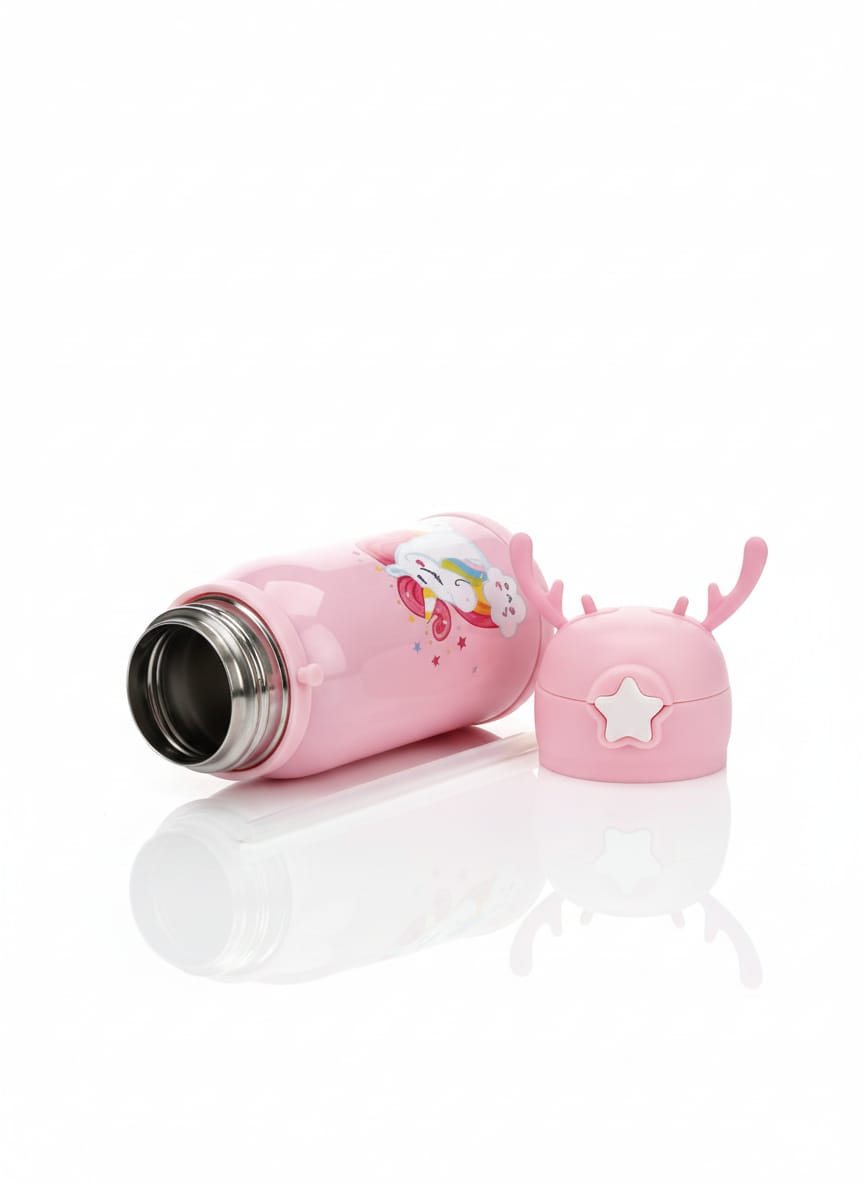 Magical Unicorn Reindeer Insulated Water Bottle