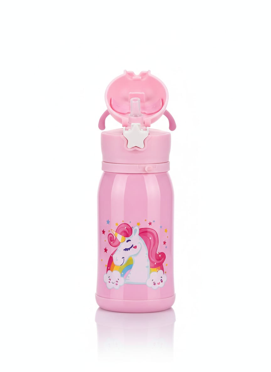 Magical Unicorn Reindeer Insulated Water Bottle
