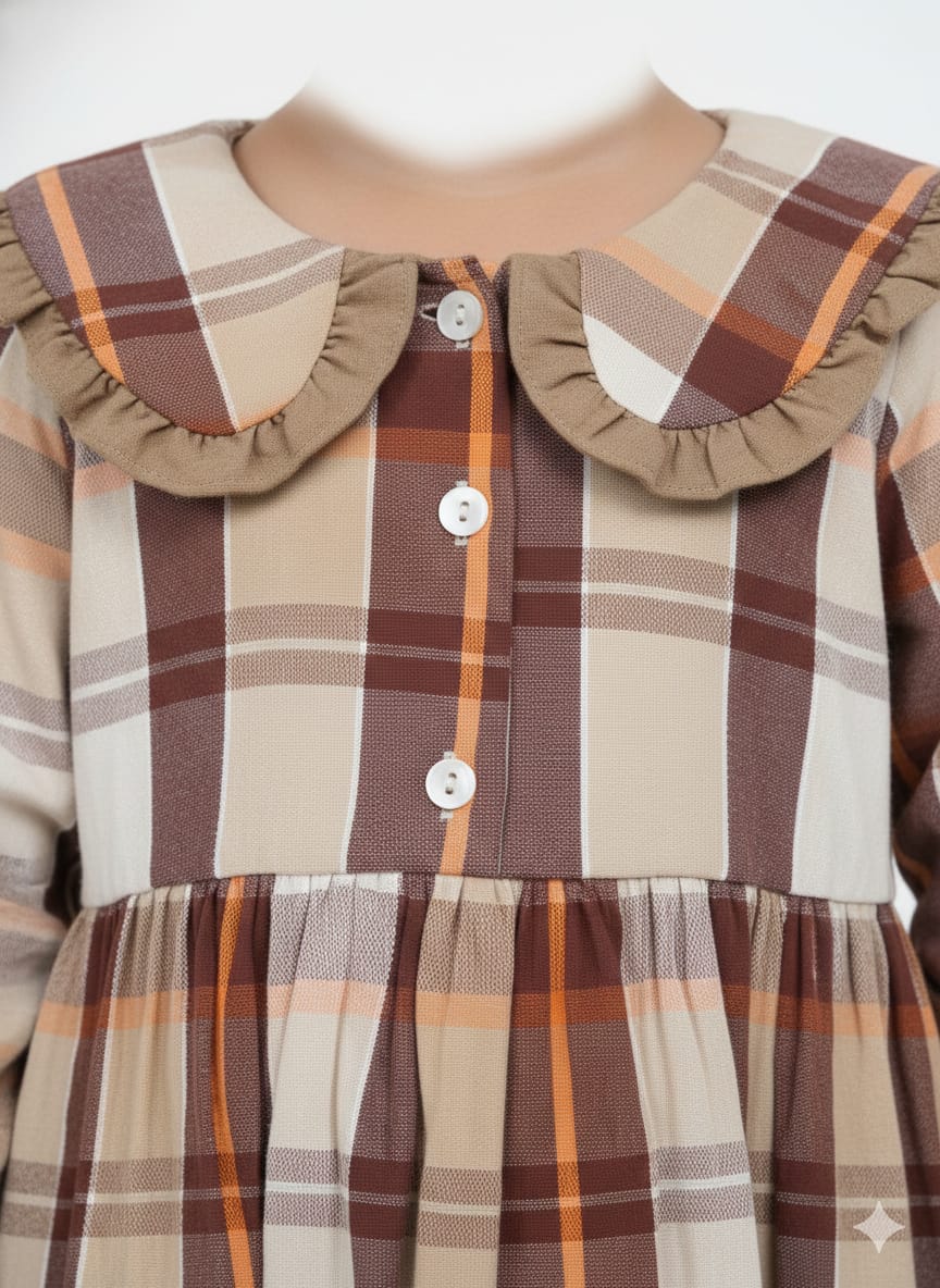 Peter Pan Collar Cotton Dress