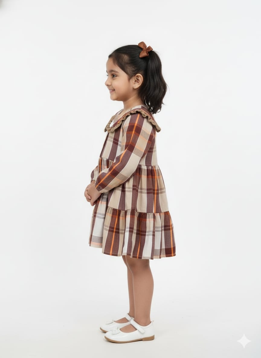 Peter Pan Collar Cotton Dress