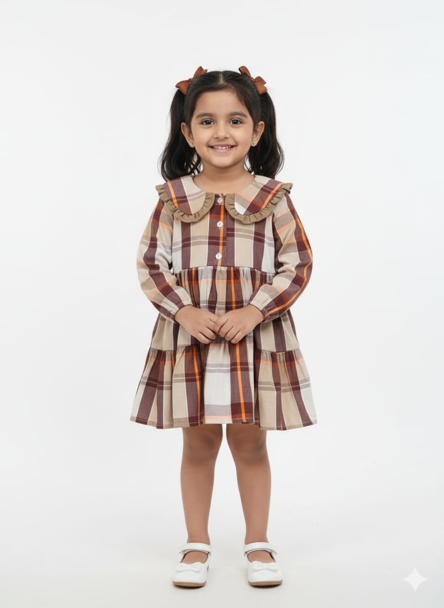 Peter Pan Collar Cotton Dress