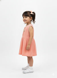 Girls' Ruffle Peter Pan Collar Dress