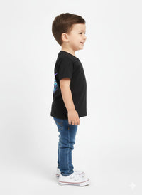 Boys' Black Panther "Wakanda Forever" Double-Sided T-Shirt - Black