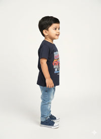 "Racing Champions" Navy Graphic Tee 🏎️