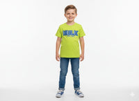 Boys' Marvel "Hulk" Character Graphic T-Shirt in Lime Green