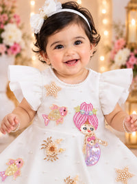 Little Mermaid & Sea-Life Sequin Birthday Party Dress