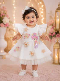 Little Mermaid & Sea-Life Sequin Birthday Party Dress