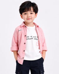 Boys' 3-Piece "Wake Up & Be Awesome" Cord Set