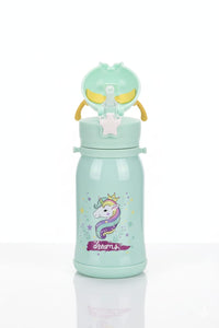 Magical Unicorn Insulated Water Bottle – Mint Green