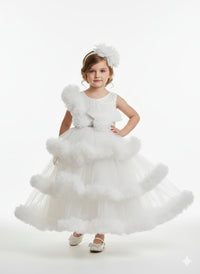 White Tulle Ballgown