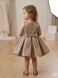 Infant Champagne-Coloured Party Frock