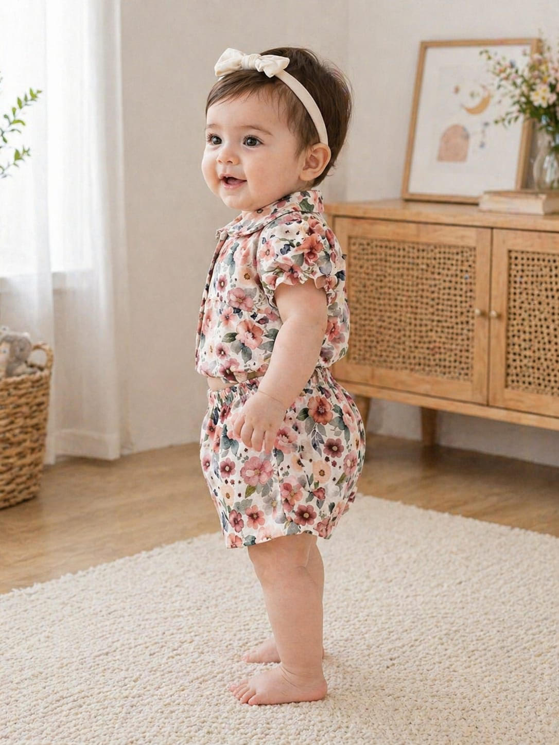 Infant Classic Peter Pan collar Cord Set